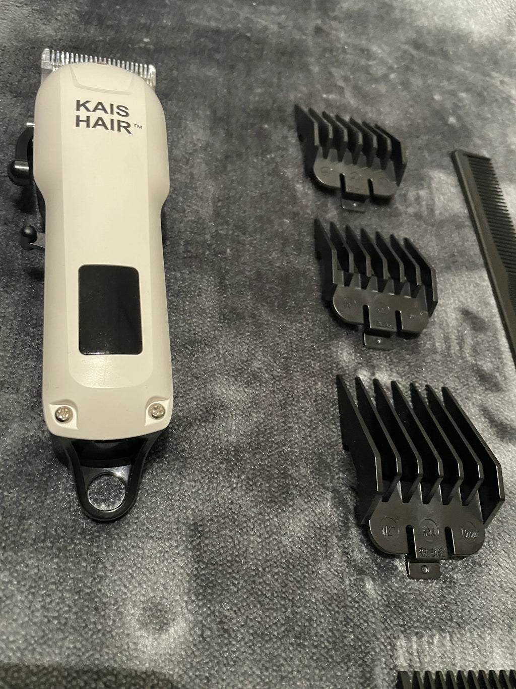 KAIS HAIR™ – Tondeuse Sans Fil Pro à Lame Acier & Écran LCD